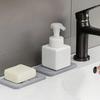 Self-Draining Diatomaceous Earth Soap Dish Absorbent Absorbent Soap Dish  Shower Sink