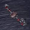 Copper Garnet & Garnet Gemstone : 925 Sterling Silver Handmade Multi Gemstone Bracelet Jewelry