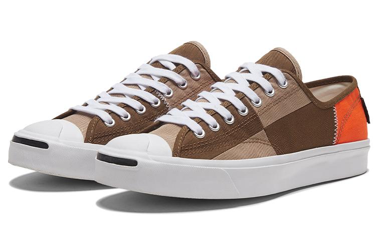 Converse Jack Purcell Low Mix n Match Brown Orange Men's Sneakers