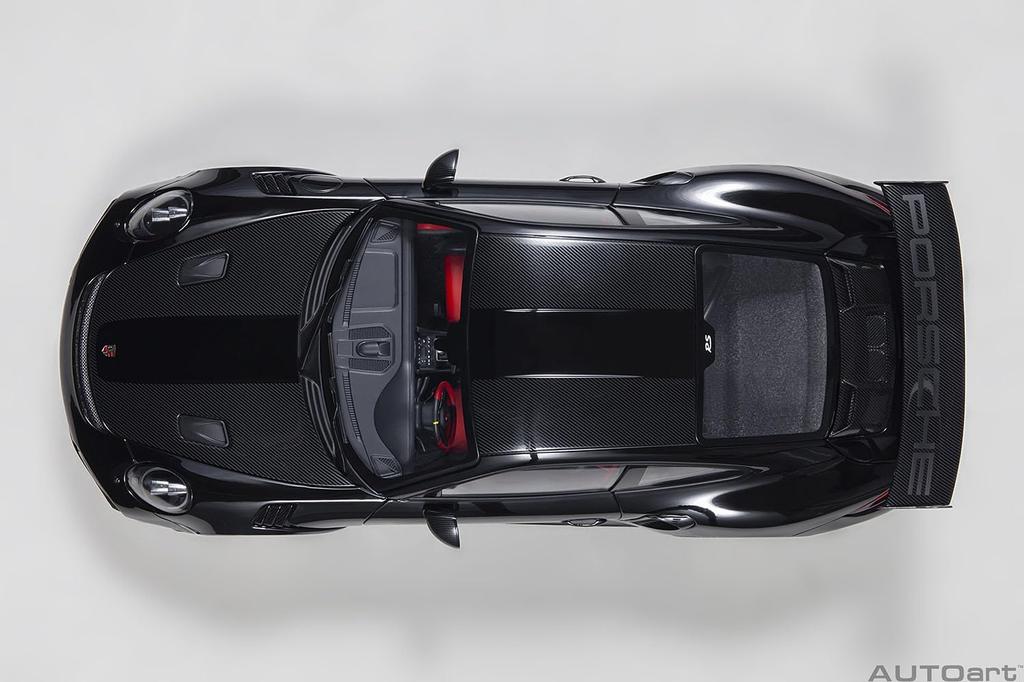 AUTOart Porsche 911 GT2 RS Weissach Package Черный Готовый продукт 1/18 (991,2) Черный/Карбон