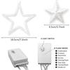 4.5M Star Curstain LED String Light Star 138 Leds Star Fairy Light for Indoor Home Party Holiday Decor Lighting