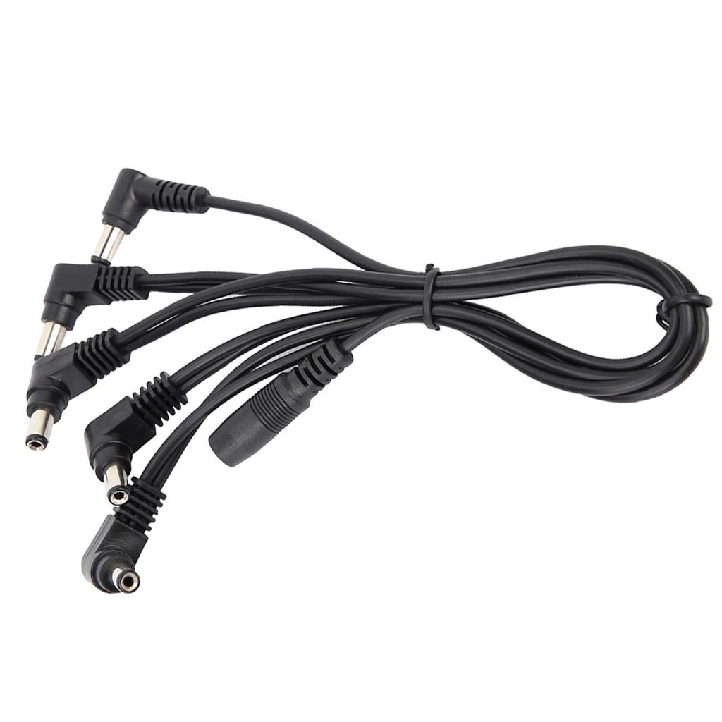 5-канальный кабель для электродов Daisy Chain для гитарных эффектов, адаптер питания, разветвитель