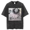Summer Hot Sale Horror Manga Tomie Graphic Washed T-shirts Men Women Casual Retro Cotton T Shirt Hip Hop Streetwear Oversized T-shirt
