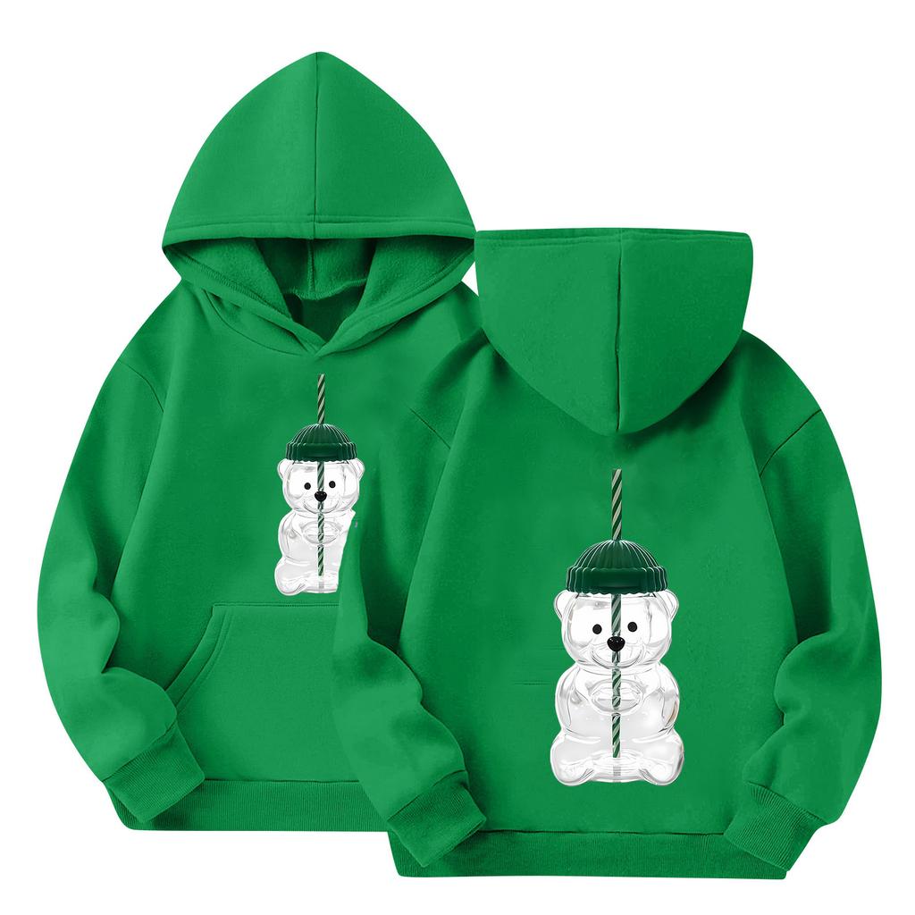 Детские толстовки с капюшоном, свободная однотонная спортивная рубашка с капюшоном, модная спортивная рубашка