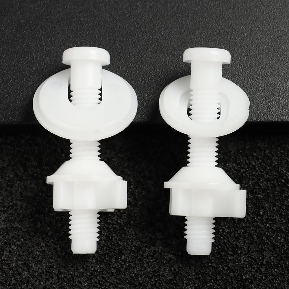 1Pair Hardware Easy Installation Repair Tools Bolts Bathroom Nut Fixing Screws Toilet Seat Hinges