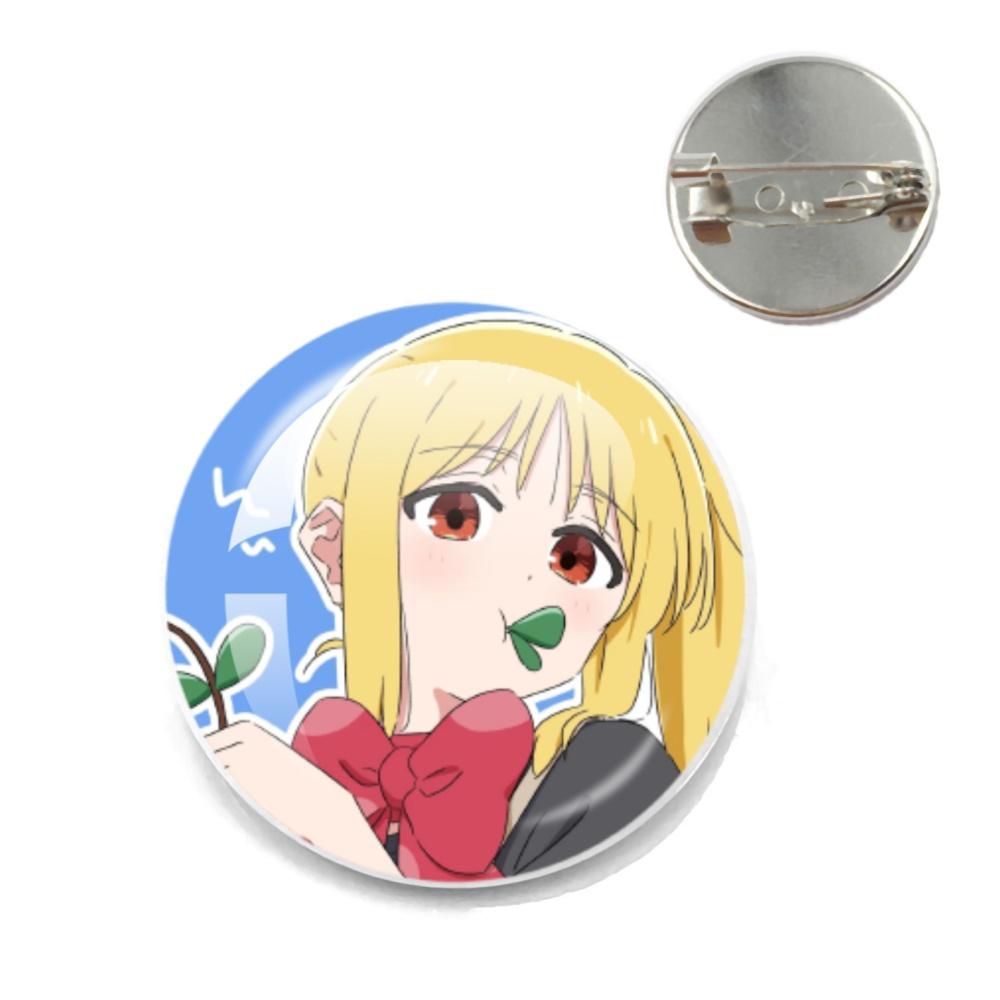 BOCCHI THE ROCK Значок Круглый Мультяшный 20ММ/25ММ Металлические Броши Ручная Работа Значки Для Рюкзака Аксессуары Для Украшений Подарки Креативный Значок