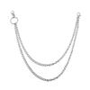 Pants Chain Double Layer Hiphop Punk Style Fashion Metal Pants Chains Decoration for Women Men