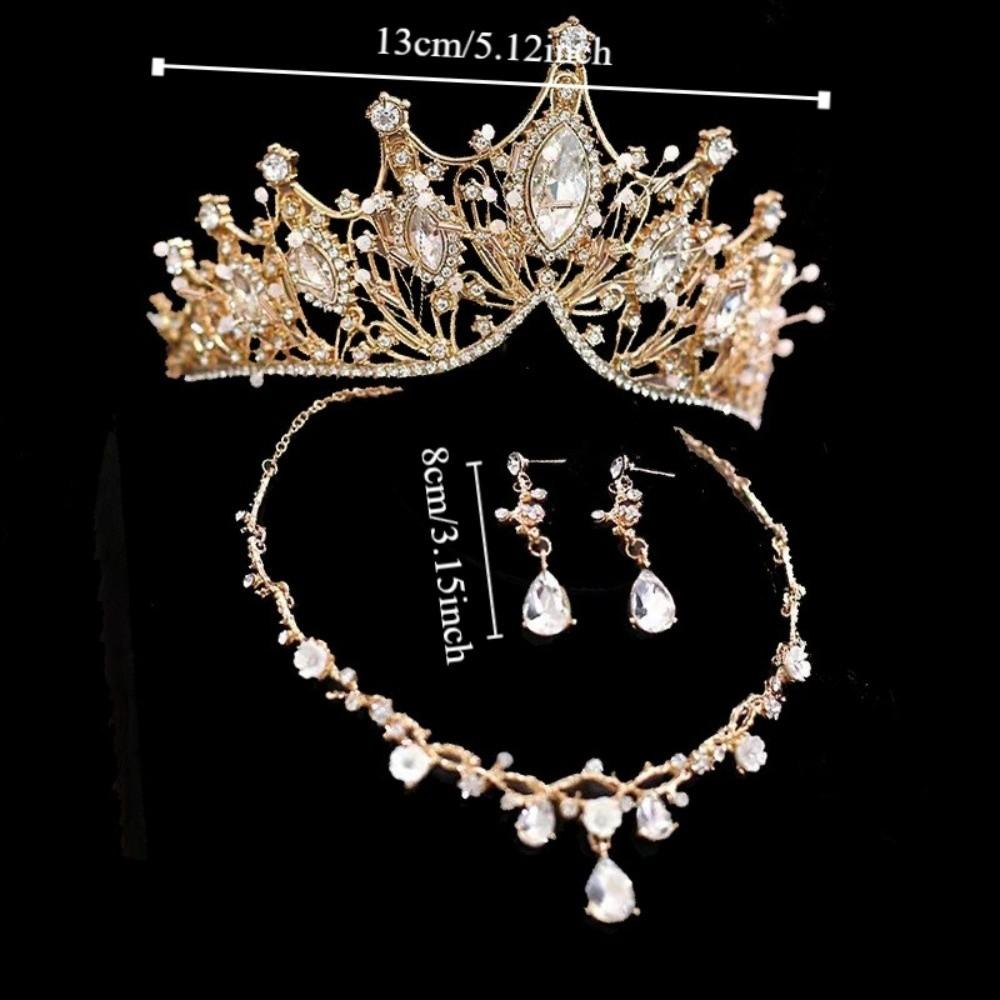 Роскошный дизайн Свадебные тиары Элегантная невеста Свадебные тиары Стразовая диадема Свадебная церемония