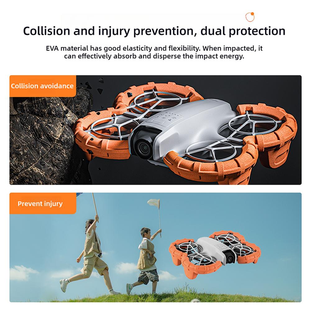 For DJI NEO Floating Propeller Guard Bumper Lightweight Landing Propeller Warter Protector EVA L3P7