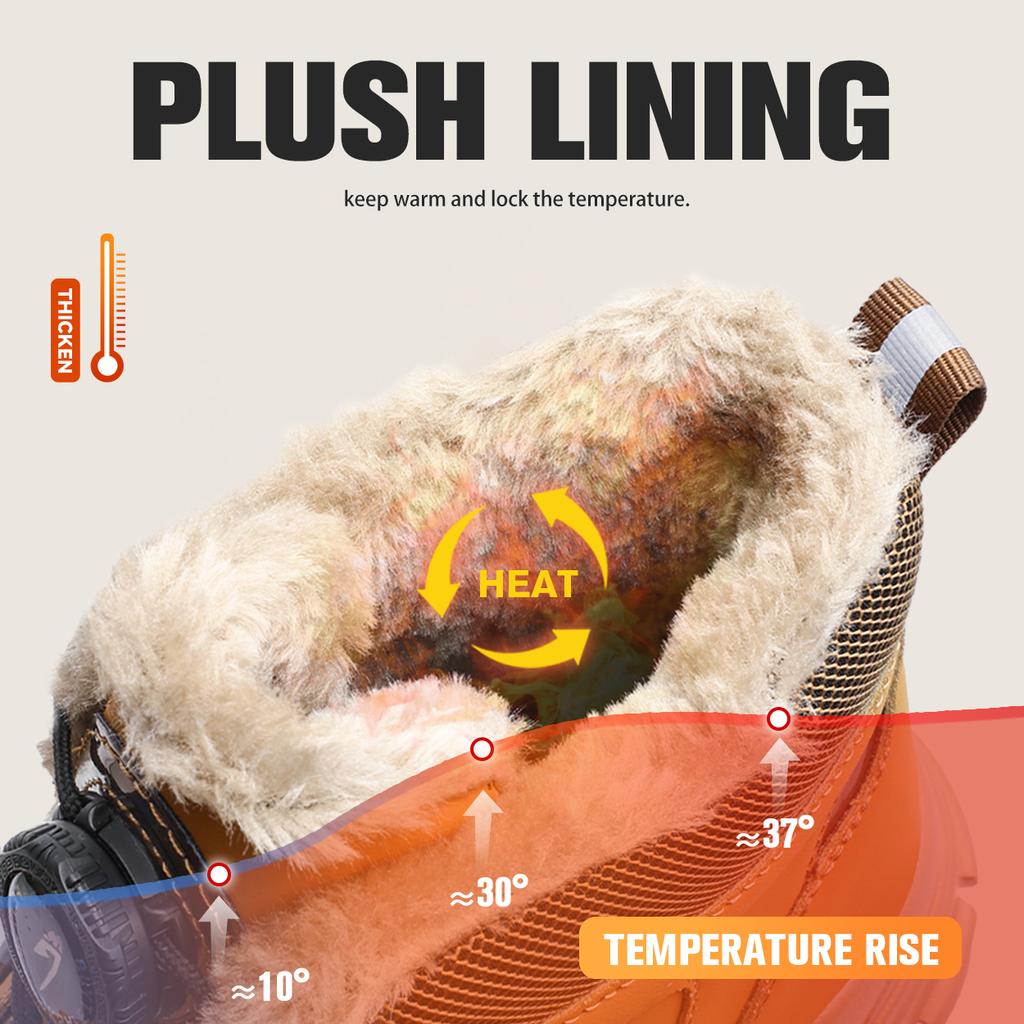 Осенне-зимние рабочие защитные ботинки мужские со стальным носком водонепроницаемые легкие защитные защитные ботинки мужские размеры обуви