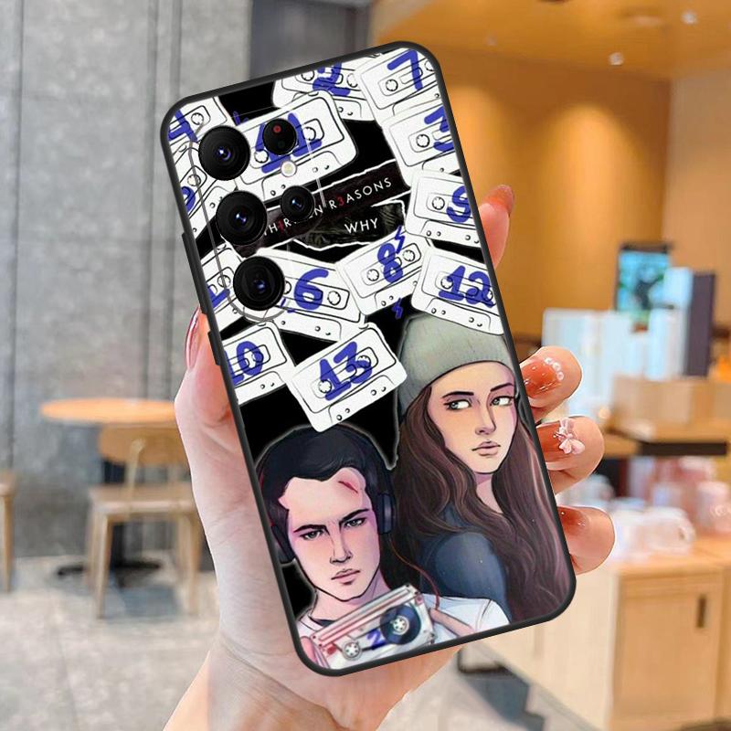 13 Тринадцать причин почему Чехол для телефона Samsung Galaxy S25 S24 S22 S21 S20 S23 Ultra S9 S10 Plus S25 FE Задняя крышка