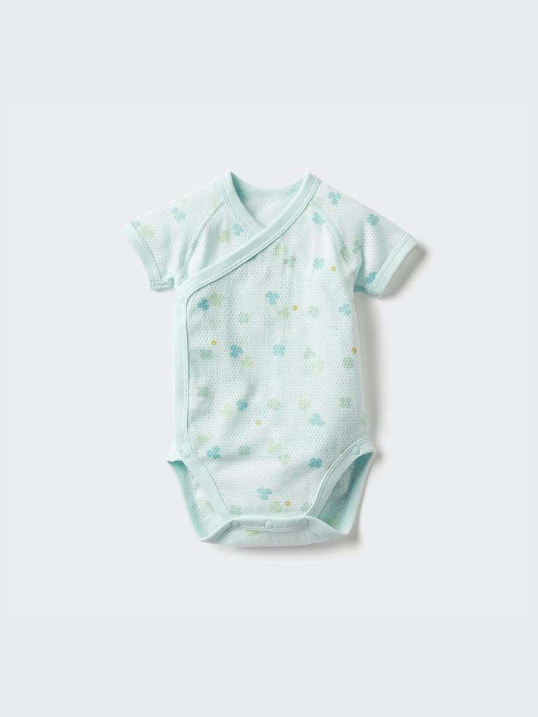 Uniqlo Bn Cotton Mesh Inner Bodysuit  Short Sleeve  Pattern
