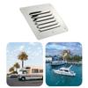 Square Flat Dryer Vent Cover Silver Marine Boat Air Vent Plate Window Square Vents  Outdoor