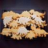 Large 3-Piece Dinosaur Cookie Cutter Set for Baking and Confectionery
