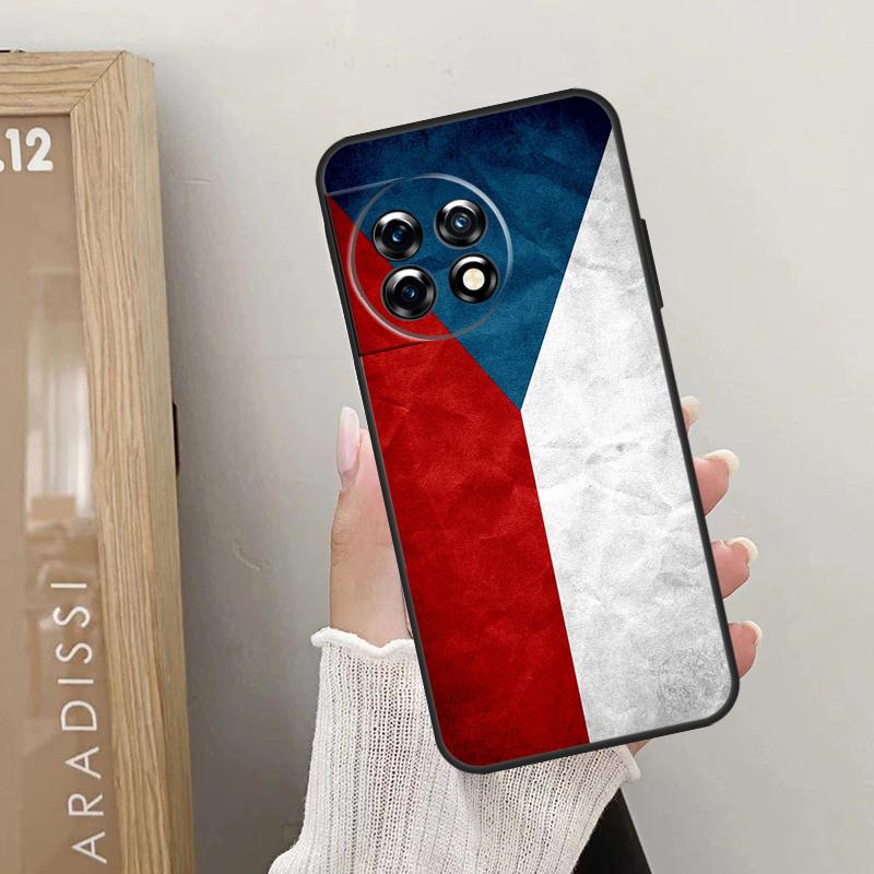 Чехия Чехол с флагом Чехии для OnePlus 12R 12 11 9 10 Pro 10R 10T OnePlus Nord 3 2T N10 N20 CE 2 Lite CE4 Обложка