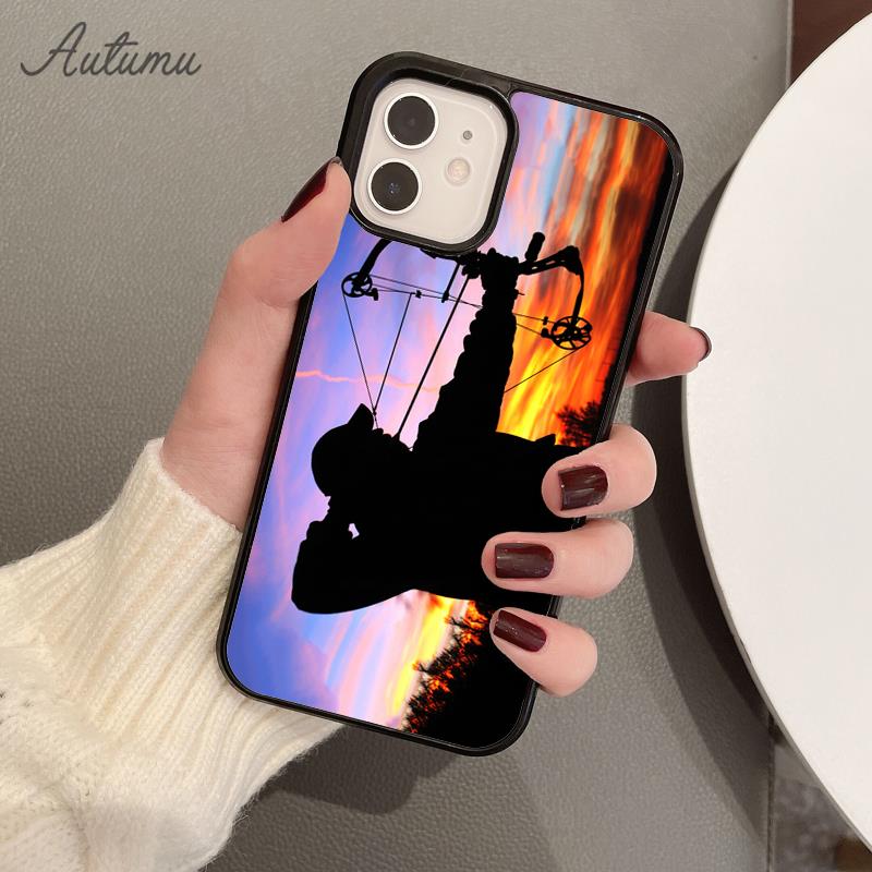 Чехол для телефона «Охота на оленей и закат» для iPhone 11 12 13 14 Pro Max mini X XR XS SE 2020 6S 7 8 Plus Samsung Galaxy S21 S22