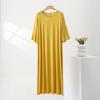 It Can Be Worn As A Loose, Large-sized Dress, A Round-neck Nightgown, A Loose Summer Dress for Women, and A Home Dress