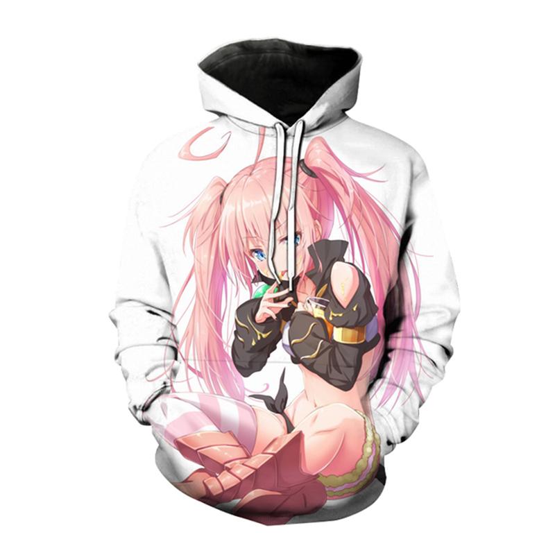 2024 весенне-осенние повседневные толстовки ZERO TWO Anime Darling in the FranXX толстовка с капюшоном с 3D принтом Harajuku модный пуловер