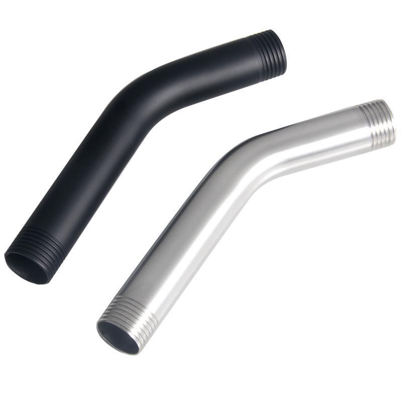 Shower Arm Wall Mounted 1PC Rust Proof Shower Head Extension Pipe Bracket for DIY Bathroom Remodel