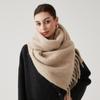 Fashion Solid Color Scarf Women's Winter New Style Imitation Cashmere Scarf Multi Color Warm Scarf Long Shawl