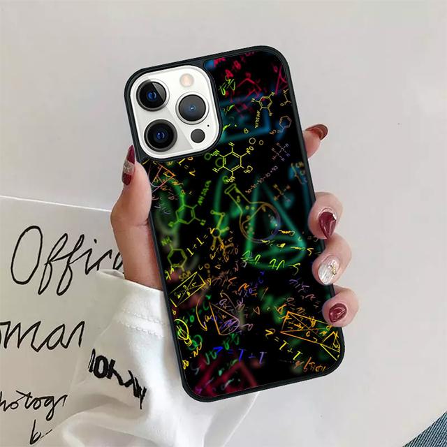 Наука Химия Формулы Чехол для телефона Для iPhone 17 Air 15 16 14 13 11 12 Pro Max Max Plus Задняя крышка Coque