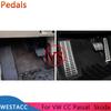 Накладка на педали автомобиля для Volkswagen VW Passat B6 B7 R36 R-line CC для Skoda Superb LHD педаль акселератора и тормоза