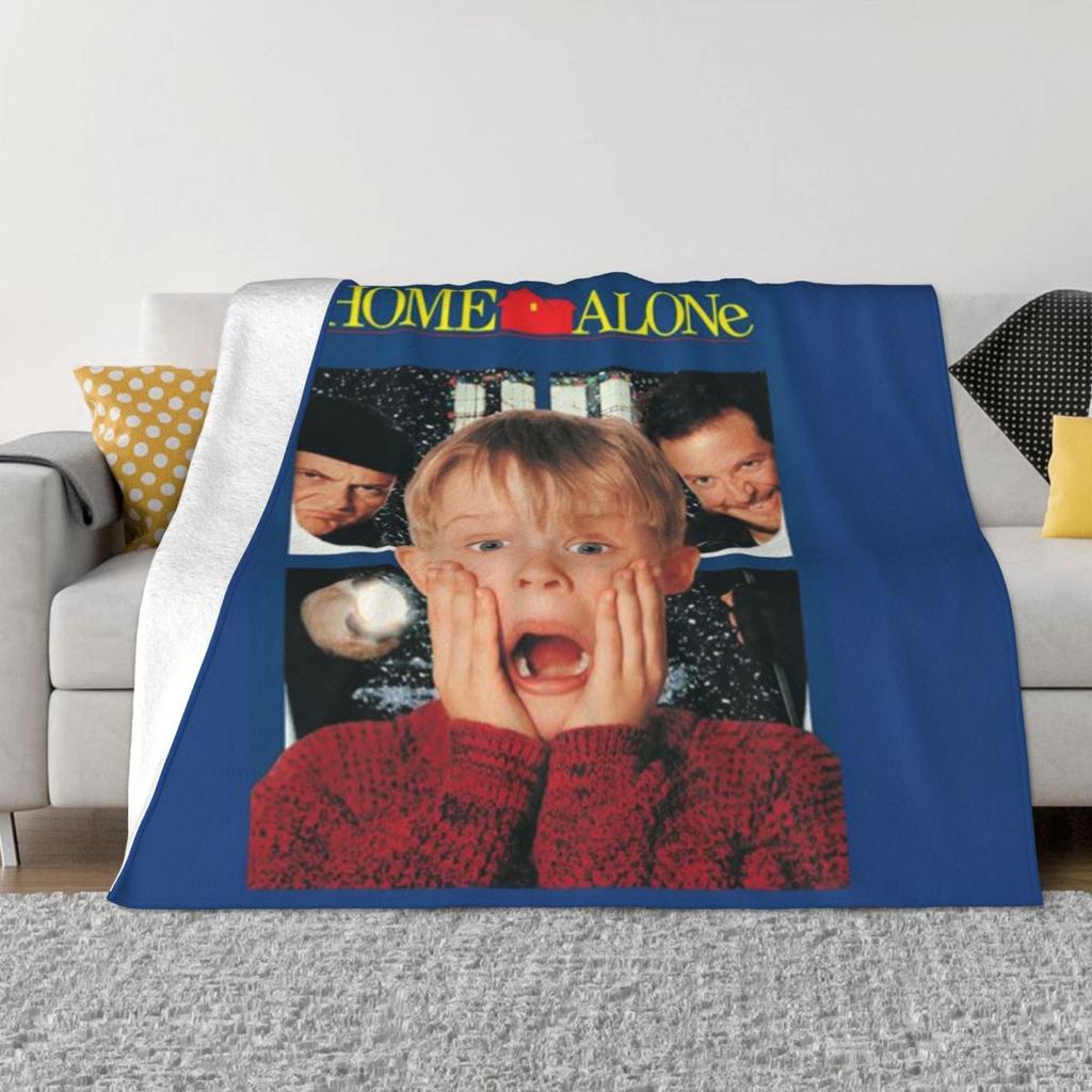 Home Alone Personalized Travel An Ultra-Soft Micro Fleece Blanket