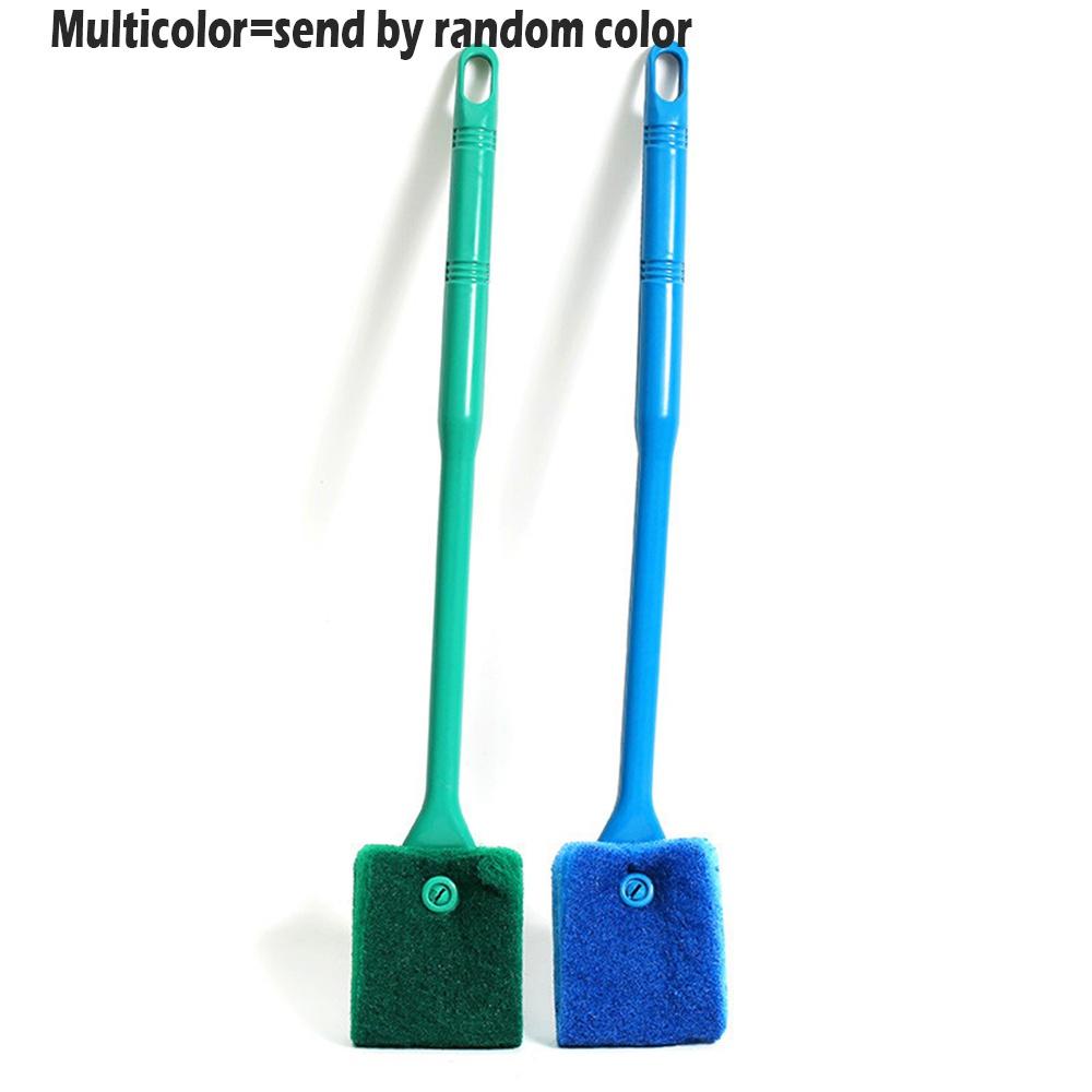 1 шт. Щетка для чистки Пластиковая Губка Очиститель водорослей для аквариумного стекла Стеклянный Аквариум для растений Аквариум для рыб Аквариумные аксессуары