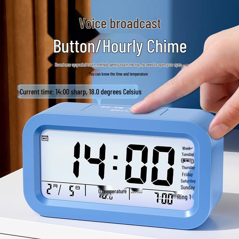 Smart Multifunctional Alarm Clock for Students and Kids – Powerful Wake-up