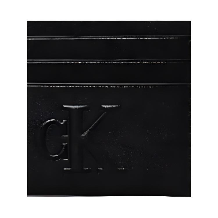 Calvin Klein Тисненая комбинация букв с логотипом Держатель для карт из искусственной кожи Женские аксессуары Черный K60K612747BEH