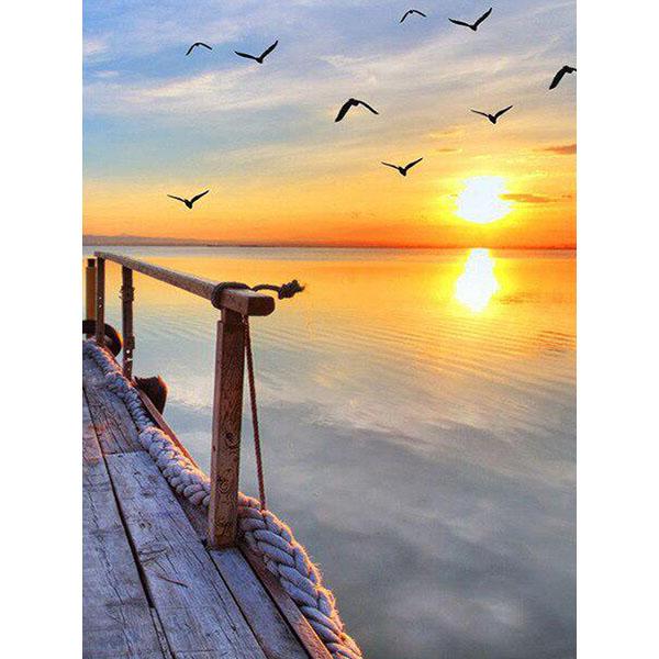 5D DIY Набор для алмазной живописи Весна и зима Искусство Алмазная вышивка Стразы Украшения для дома