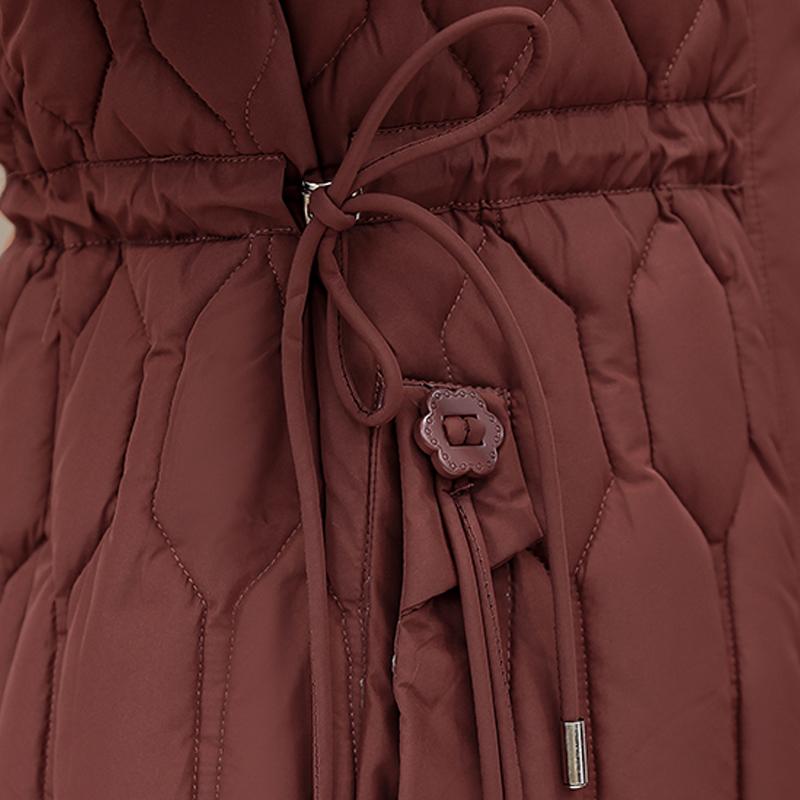 Fashion Winter Long Coat Female Warm Parkas Hooded Casual Thick Middle Age Women Jackets