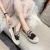 Модные женские кроссовки на платформе с круглым носком, повседневные женские кроссовки Modis с мехом, без застежек и бантом, криперы Fal Zapatillas De Mujer