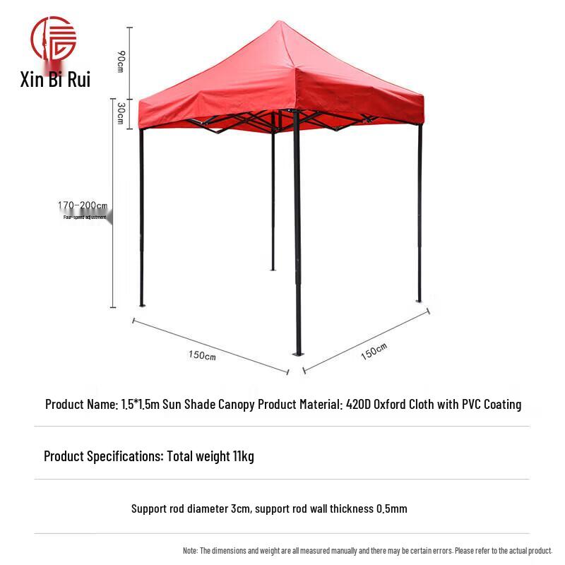 Xinbirei Outdoor Heavy-Duty Foldable Canopy & Carport