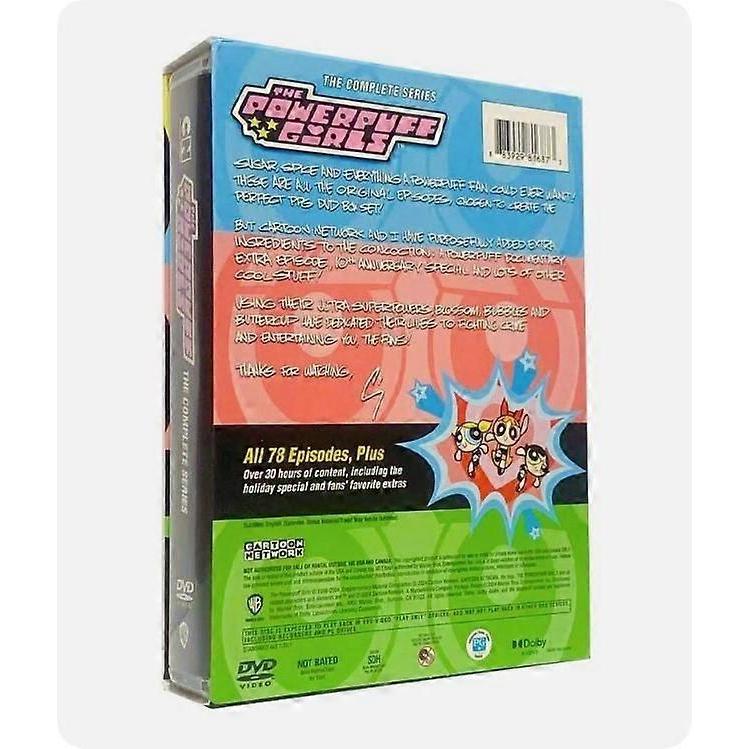 Суперкрошки: Полная серия (DVD 2024 12-дисковый набор) новый