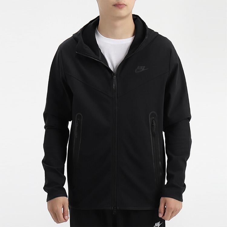 Nike Тренировочная спортивная куртка с капюшоном, мужская верхняя одежда, черная CU4480-010