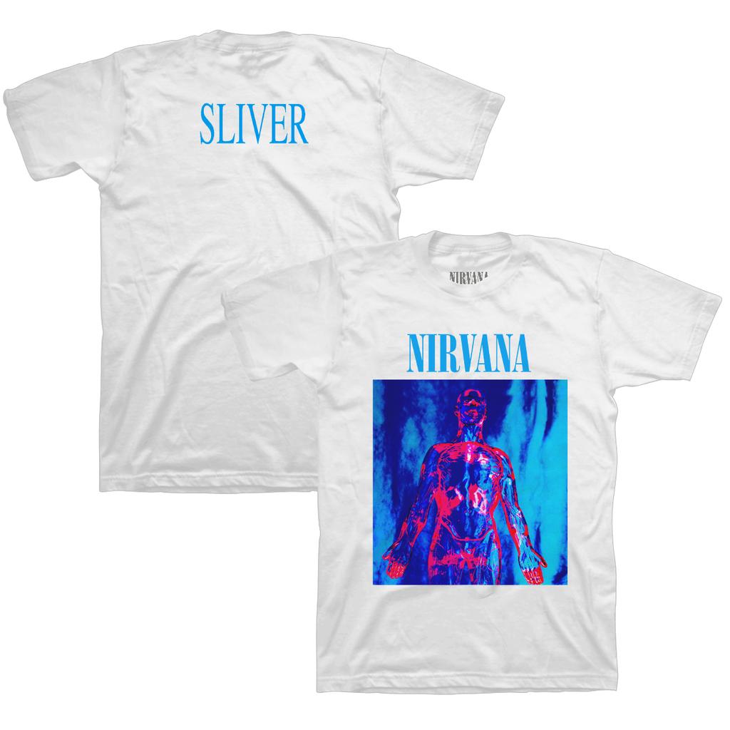 Двусторонняя футболка Nirvana Seahorse Мужская Беременность, Унисекс Уличная одежда для фанатов гранж-рока, Повседневная футболка с коротким рукавом, 100% хлопок