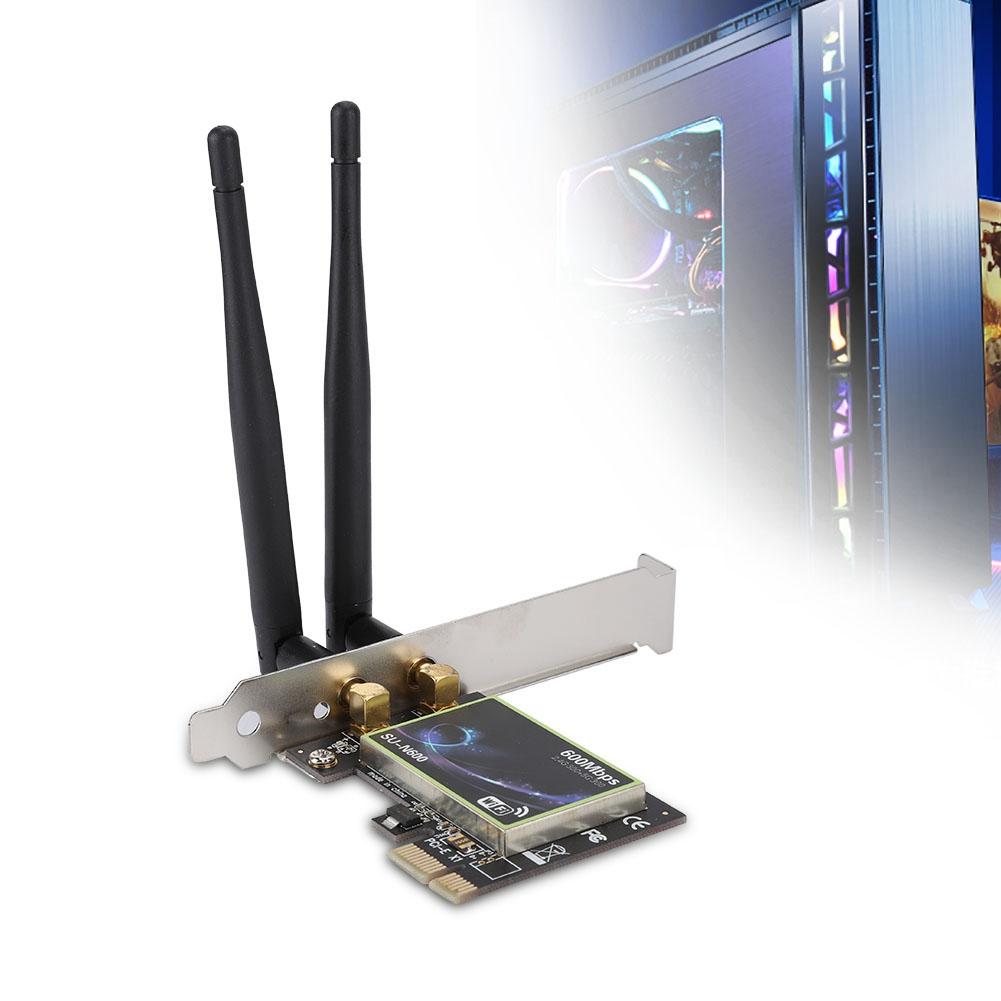 SU N600 PCI E Desktop Computer High Speed Wireless Network Card for Windows