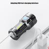 Outdoor Multi-Function Strong Light Flashlight Keychain Mini Flashlight Magnetic Flashlight