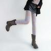 Women Sexy Tights Socks Translucent High Waist Pantyhose Plaids Print Silk Stockings Colourful Plaids Printing Stockings