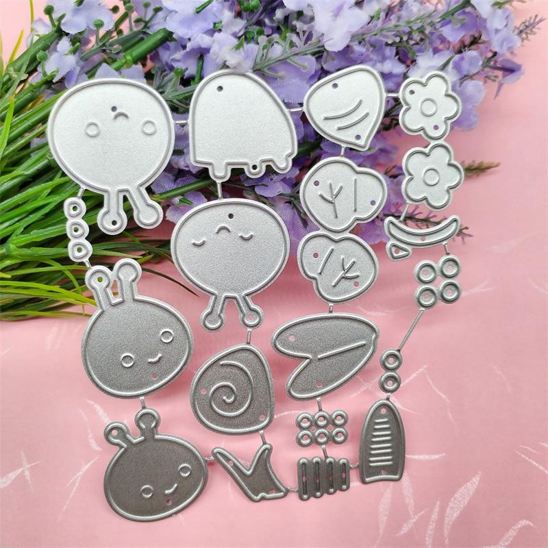 Четыре маленькие летающие пчелы, скрапбукинг, металлические штампы, трафареты для DIY, декор для альбома, бумажной карты