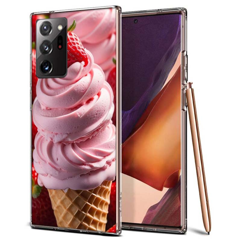 Colorful Ice Cream and Popsicles Phone Case for Samsung A55 A35 A25 A15 A07 A05S A16 A17 A26 A36 A37 A56 A57 Galaxy Note 20 10 A