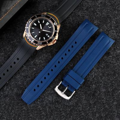 Классический изогнутый интерфейс ремешок для часов Citizen BN0190-15E/0191/0193 CA0718-13E CA4386/4385 мужской резиновый ремешок для часов браслет аксессуары