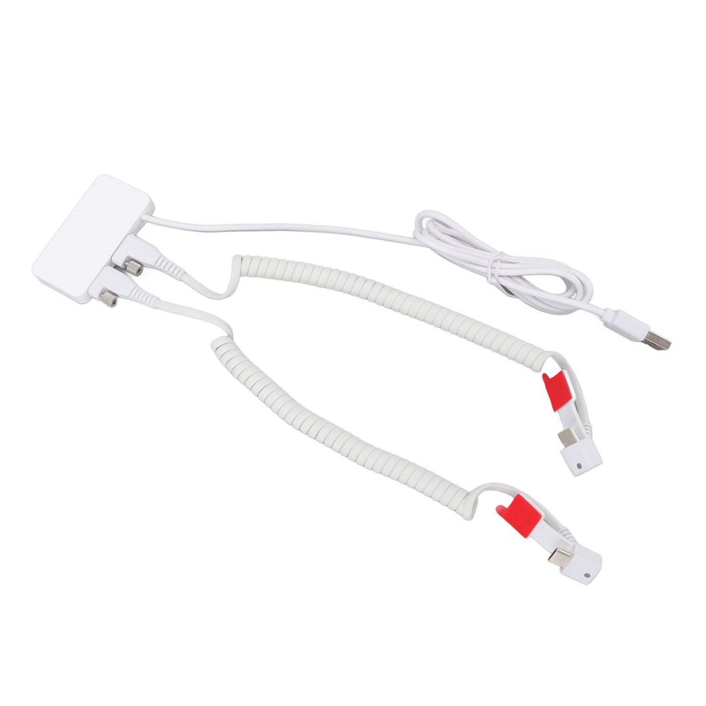 Dual Port Security Anti Theft Display Stand Holder with Charging Function Burglar Alarm for Digital