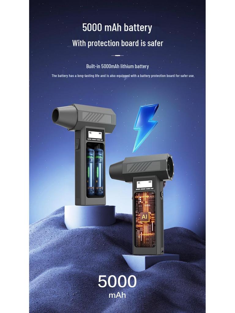 2025 High-Speed Mini Turbo Fan and Vacuum Dust Blower