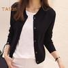 Knitted Cardigan Soft Warm Windproof Chic Woman Buttons Solid Sweater Cardigan Knitwear Female Clothing