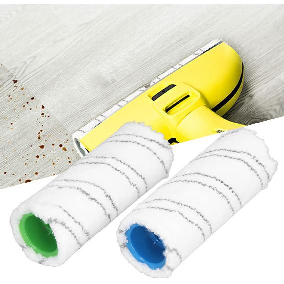 Сменный щеточный валик, Микрофибра Эффективный Моющийся Валик для очистки твердых полов Низкий уровень шума для Karcher FC3 FC3D FC5 FC5D FC7