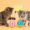 Round Tumbler Tumbler Cat Feeder Toy Interactive Kitten Play Toy  Daily Indoor Entertainment