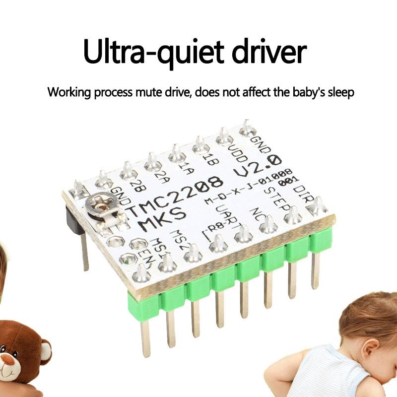 MC2208 V1.2 Stepstick Stepper Driver Module TMC2208 Driver Chip Motor for SKR V1.3 V1.4 MKS GENL 3D Printer