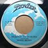 7-дюймовая пластинка DENNIS BROWN  Message To Martha NONE Pioneer 1974 Ямайка Регги Ска Даб Б/у